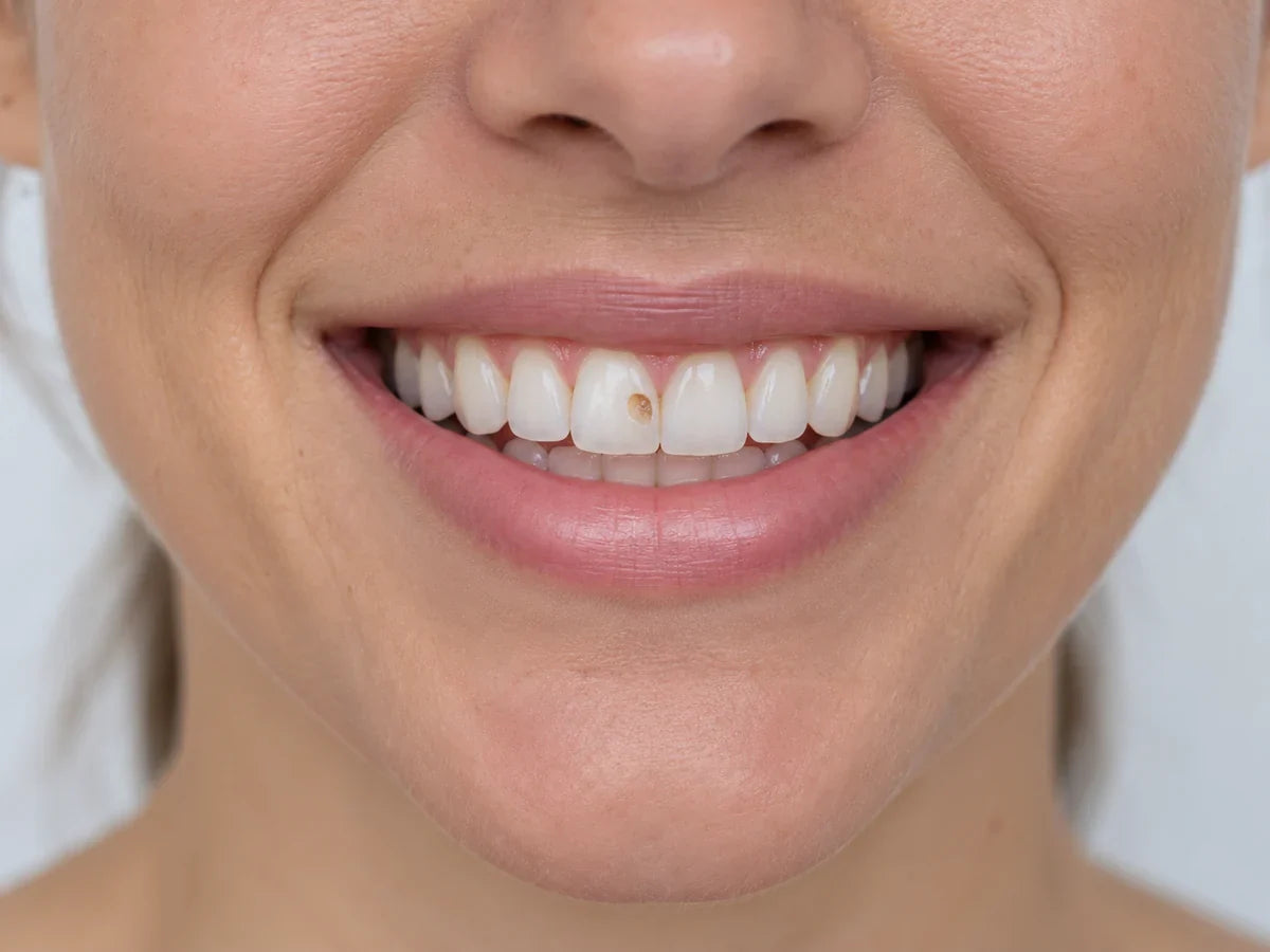 Illustrative tooth view, not a documented Stycraft treatment result
