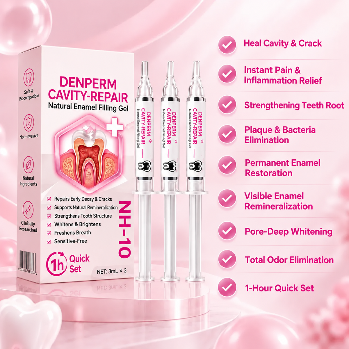🏆 Stycraft Cavity-Repair Natural Enamel Filling Gel