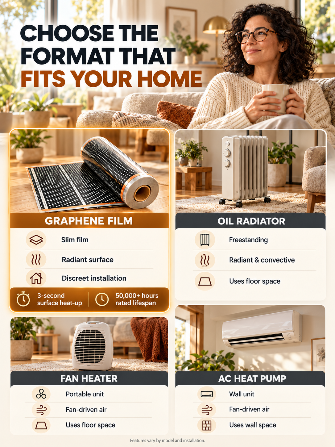 German High-Tech Graphene Wall Heater 2026