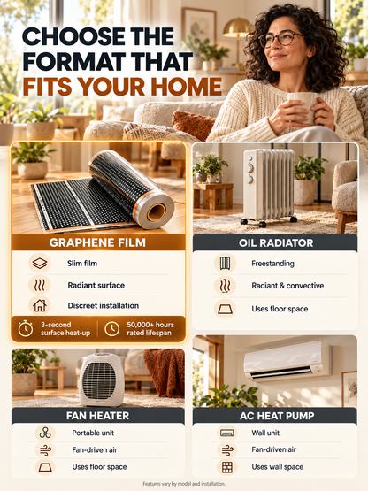 German High-Tech Graphene Wall Heater 2026