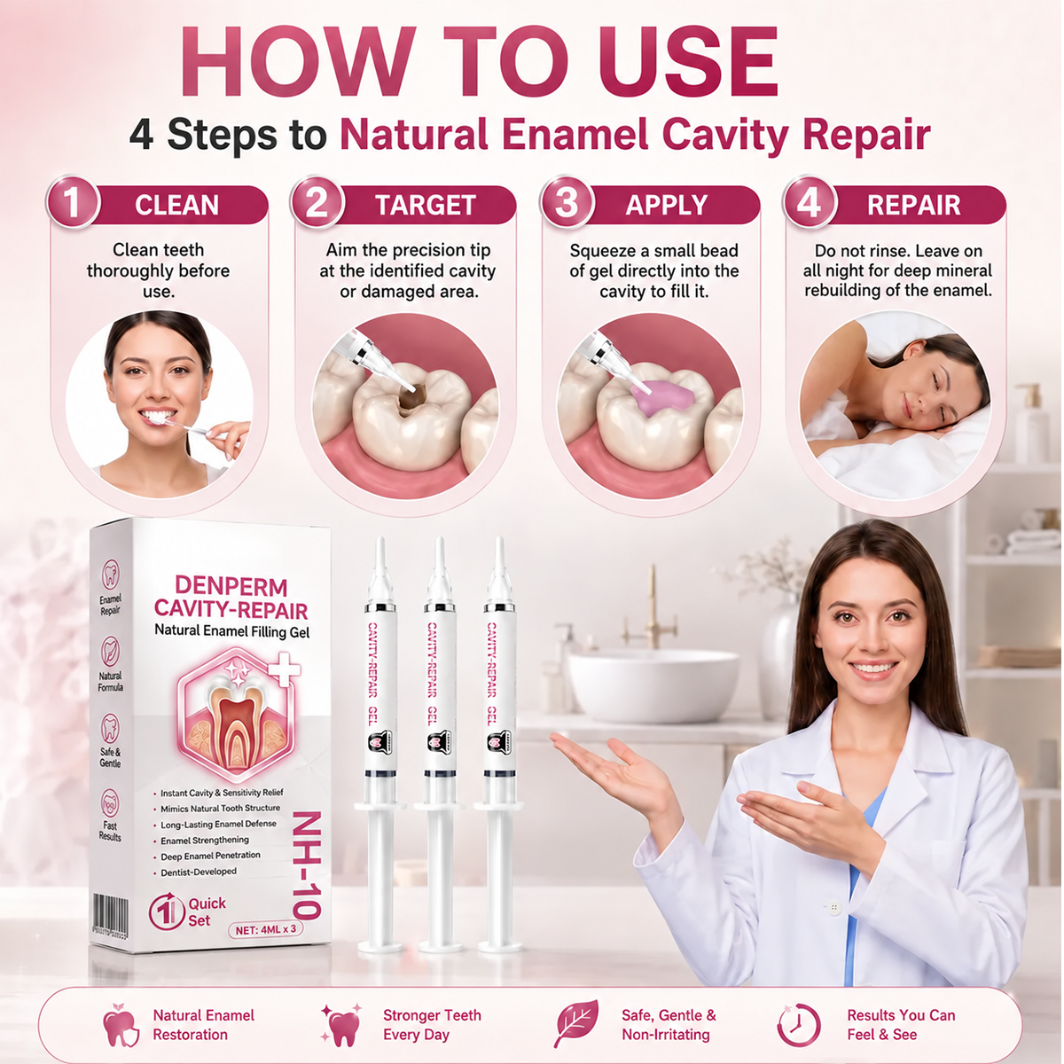 🏆 Stycraft Cavity-Repair Natural Enamel Filling Gel