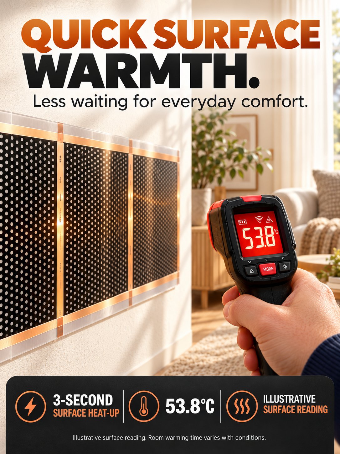 German High-Tech Graphene Wall Heater 2026