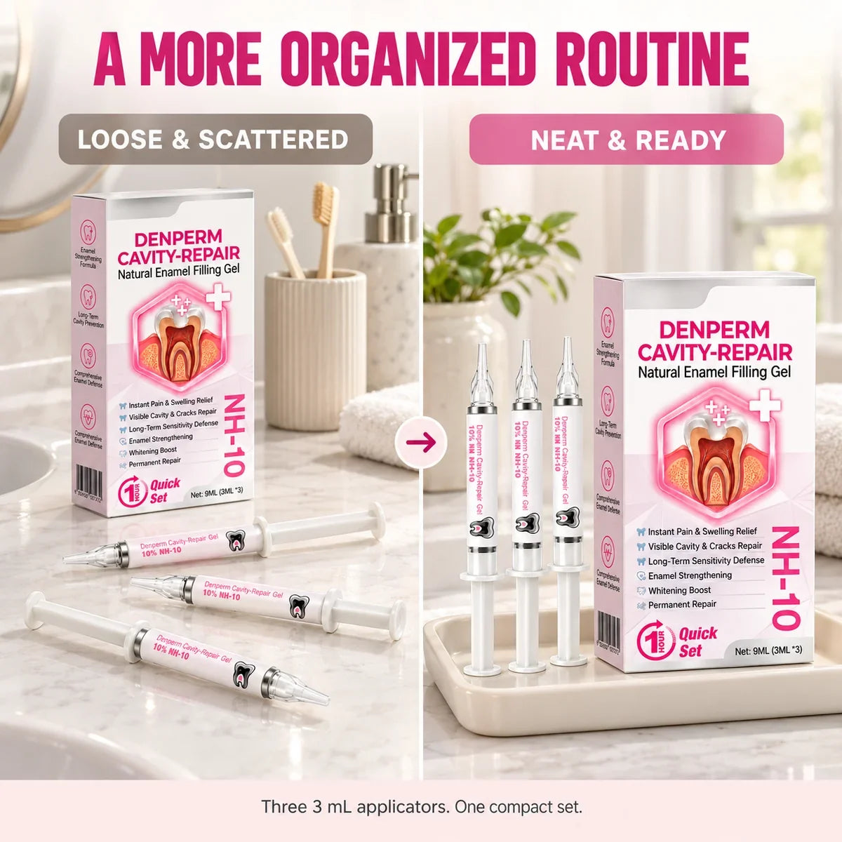 Stycraft oral care gel kit and applicator details